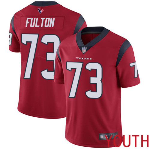 Houston Texans Limited Red Youth Zach Fulton Alternate Jersey NFL Football #73 Vapor Untouchable->houston texans->NFL Jersey